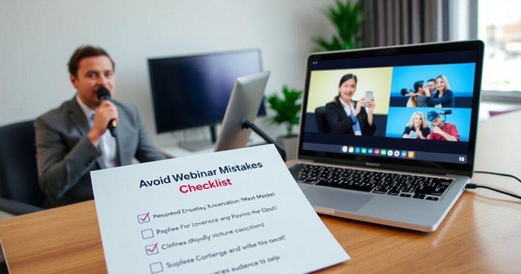 Top Webinar Mistakes: Avoid These 7 Errors for Higher Conversions