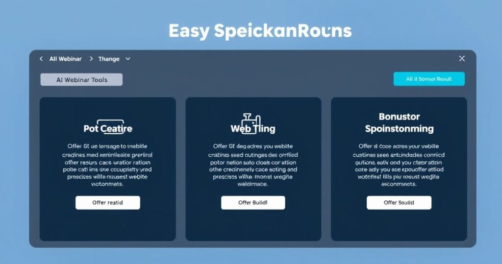 Comparing User Experiences: Best AI Webinar Tools in 2024