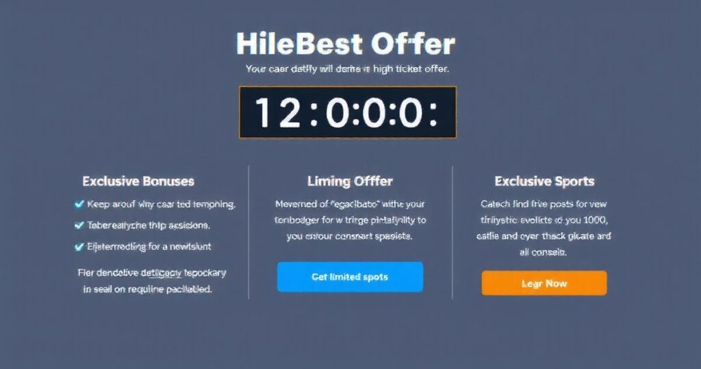 Mastering Urgency and Scarcity in High-Ticket Offer Marketing