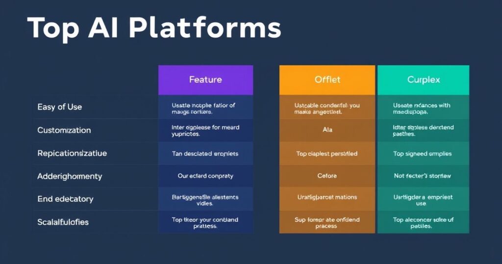 Feature Comparisons: Picking the Best AI Platform for Your Needs