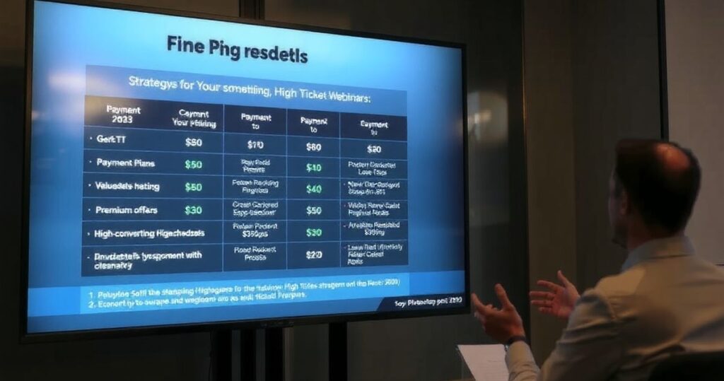 High-Ticket Webinar Pricing Models: Strategies That Drive Conversions