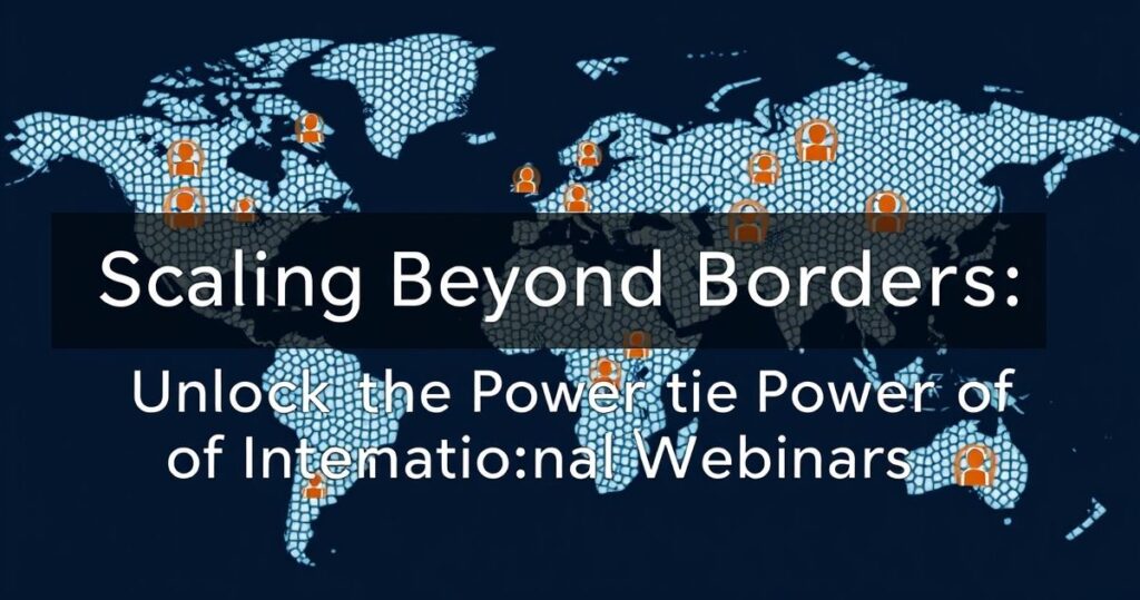 Scaling Beyond Borders: Organize International Webinars Like a Pro
