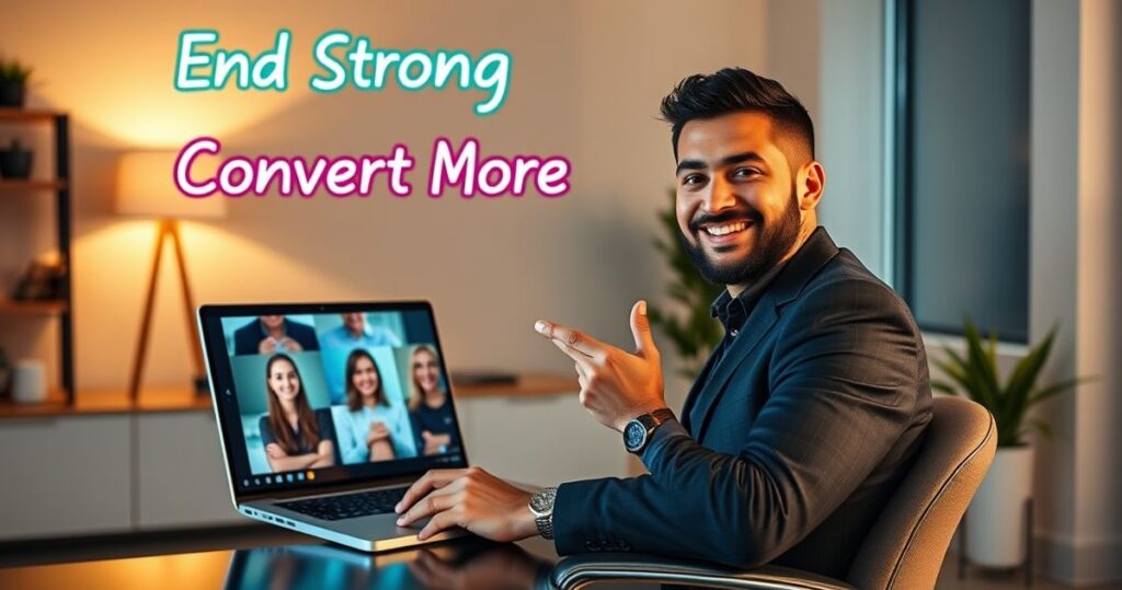 The Best Ways to End a Webinar on a Strong Note: Boost Engagement and Conversions