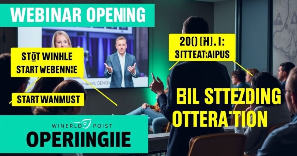 The Best Ways to Open a Webinar to Grab Attention Instantly