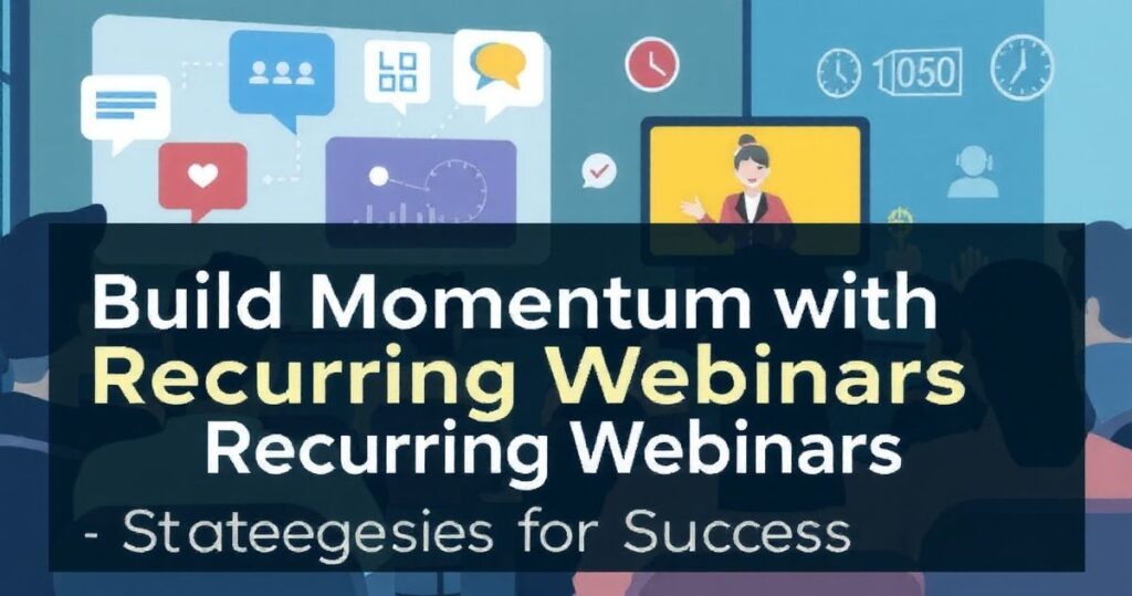 Build Momentum with Recurring Webinars: Expert Tips & Strategies