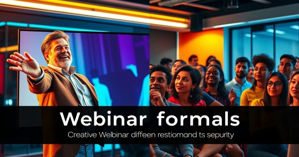 Webinar Format: Choosing the Right Structure for Maximum Engagement
