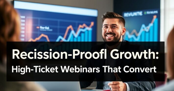 Why High-Ticket Offers Are Recession-Proof for Webinar Growth